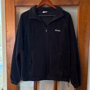 Columbia Black Full-Zip Fleece Jacket